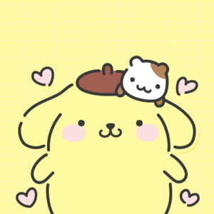 Pompompurin and Muffin.