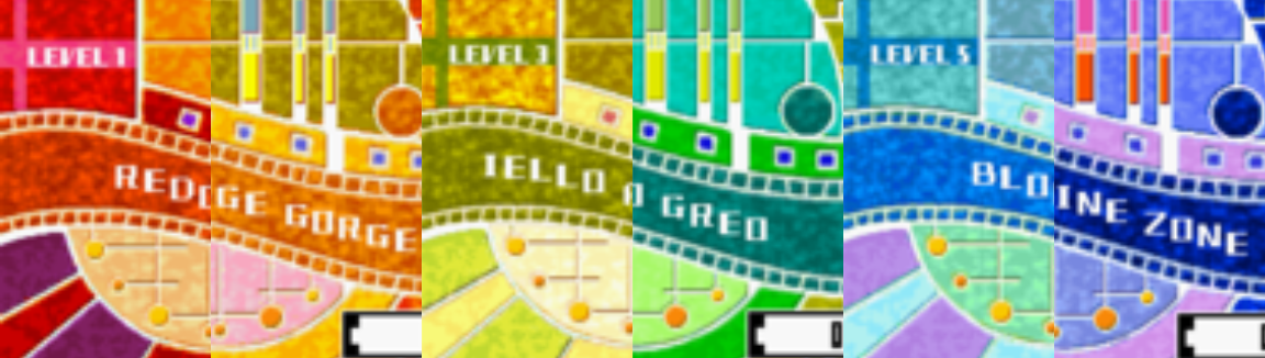 Screenshots of different levels.